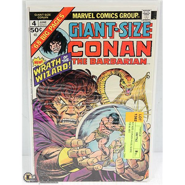 GIANT SIZE CONAN #4 GIL KANE COVER & ART