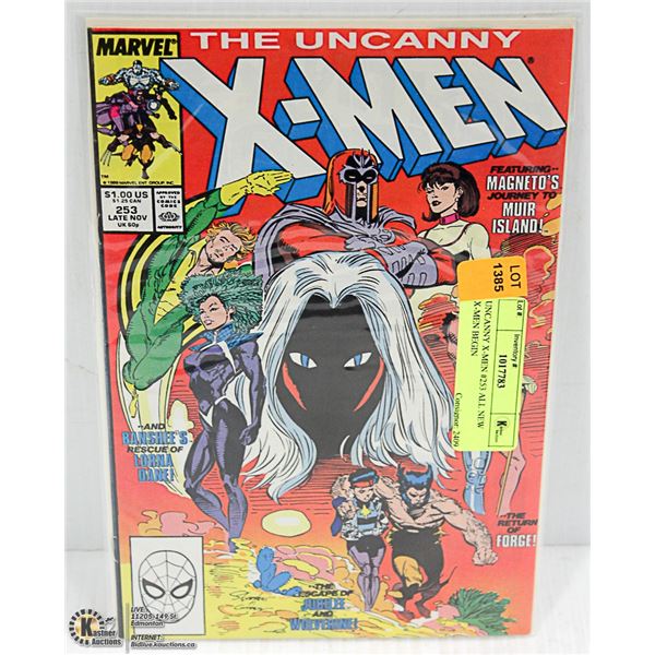 UNCANNY X-MEN #253 ALL NEW X-MEN BEGIN