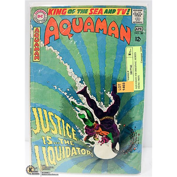 AQUAMAN #38 ORIGINAL SERIES FROM 1960'S