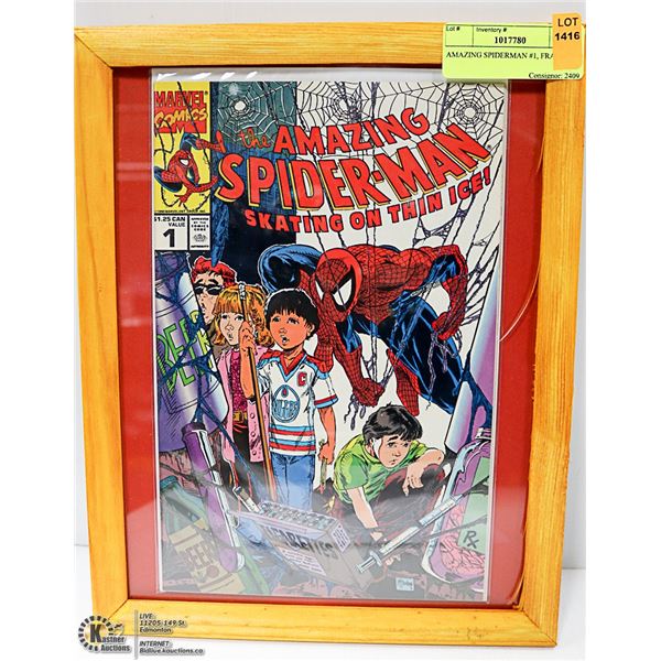 AMAZING SPIDERMAN #1, FRAMED