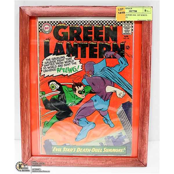 GREEN LANTERN #44. 1ST SERIES FROM 1960'S
