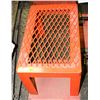 Image 1 : HEAVY RED METAL STEP STOOL