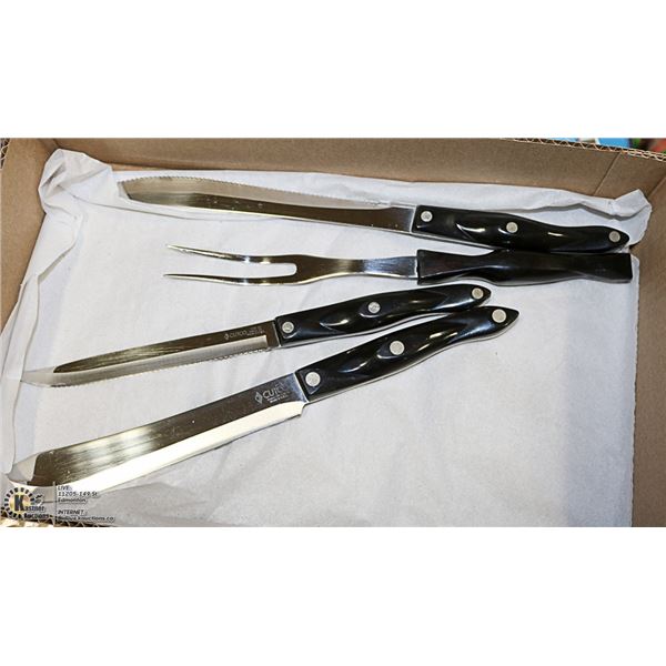 SET OF 4 CUTCO PROFESSIONAL QUALITY KNIVES