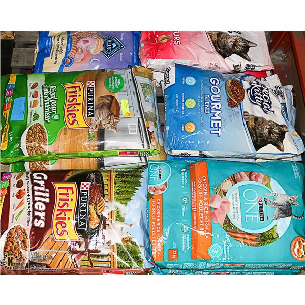 1 PALLET CAT FOOD 11 BAGS