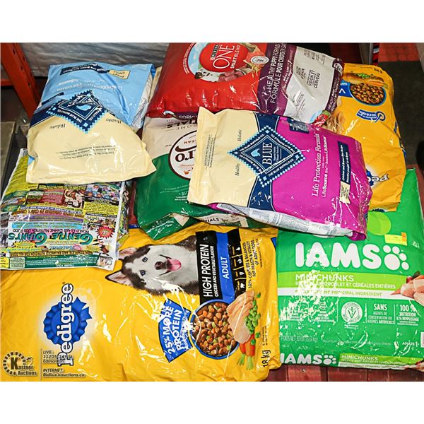 1 PALLET DOG FOOD 8 BAGS