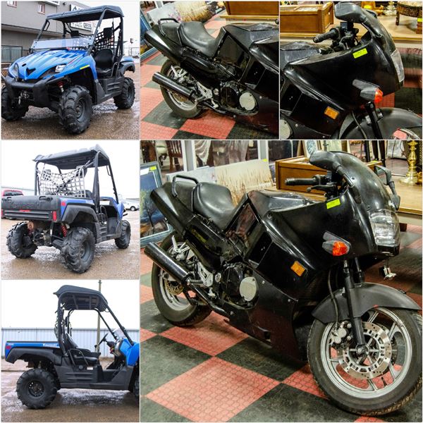 FEATURED KAWASAKI MOTORCYCLE AND SIDE BY SIDE