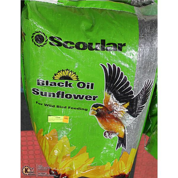 4 BAGS OF BLACK OIL SUNFLOWER BIRD SEED 13 KG