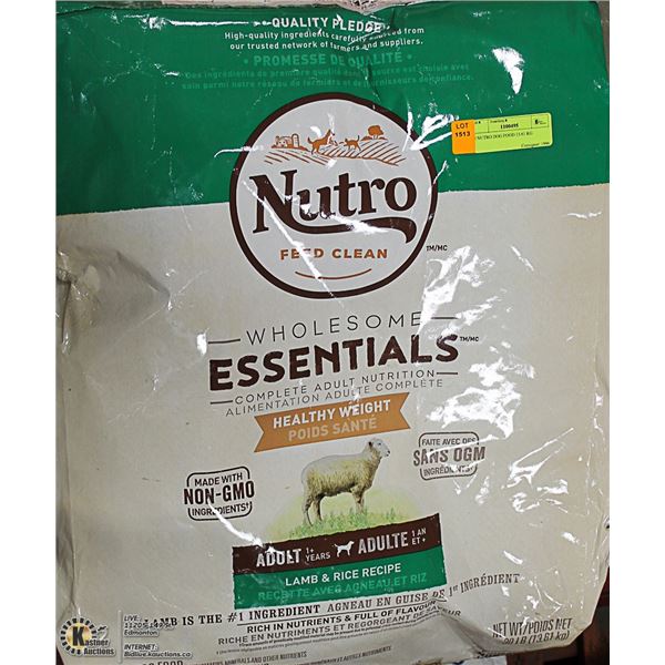 2 BAGS OF NUTRO DOG FOOD 13.61 KG