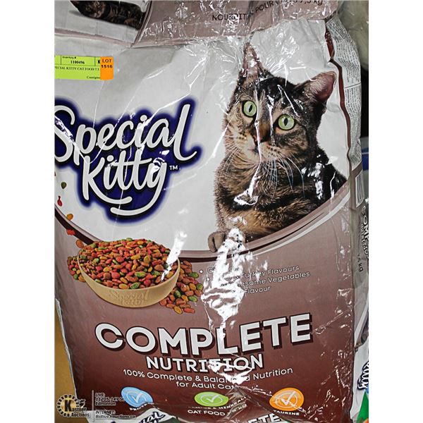 7 BAGS OF SPECIAL KITTY CAT FOOD 7.5 KG
