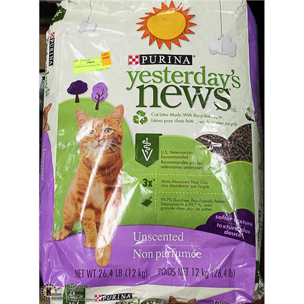 3 BAGS OF PURINA CAT LITTER 12 KG