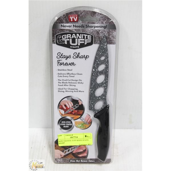 NEW GRANITE TUFF KNIFE STAYS SHARP