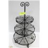 Image 1 : BLACK WIRE 3 TIER STAND