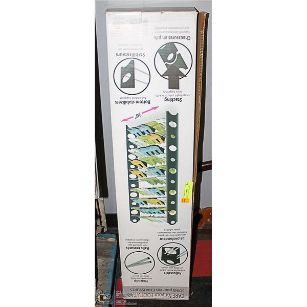 50 PAIR NON SLIP SHOE RACK