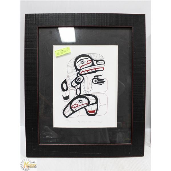 HAIDA MY KILLER WHALE SON SIGNED MIKE DANGELI