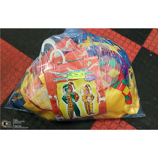NEW- KIDS COSTUMES. 1-INFANT. 2 MED, 1 LG