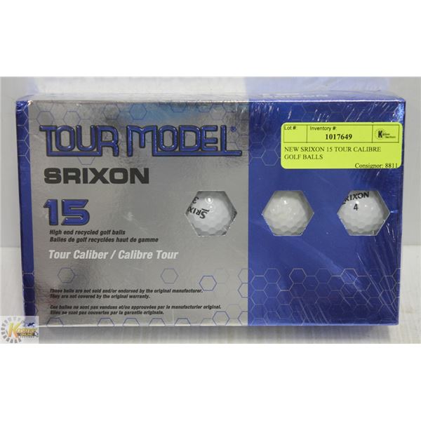 NEW SRIXON 15 TOUR CALIBRE GOLF BALLS