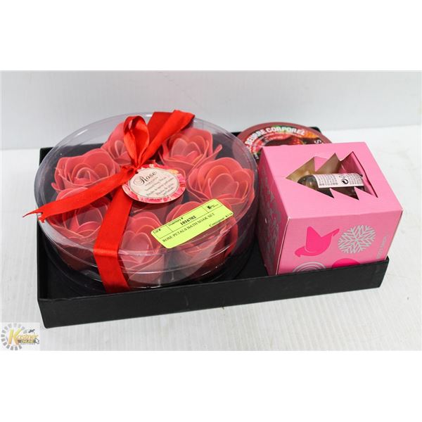 ROSE PETALS BATH SOAK SET