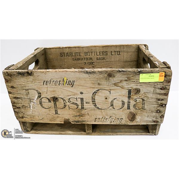 WOODEN PEPSI CRATE