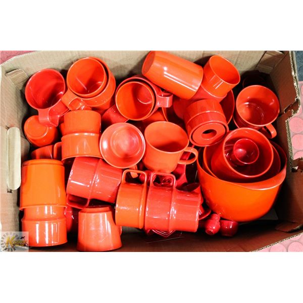 VINTAGE RED MELAMINE DENMARK