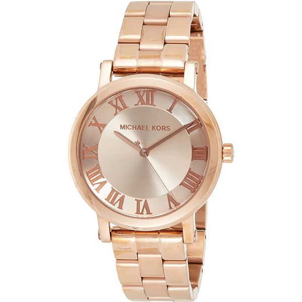 NEW MICHAEL KORS ROSE GOLD 38MM MSRP $289