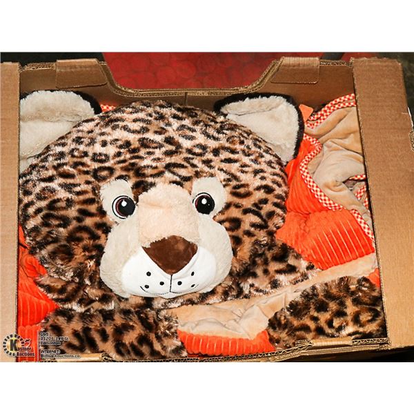 KIDS CHARACTER TIGER SLEEPING BAG / BED