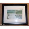 Image 1 : ATHABASCA FALLS ARTWORK ,SIGNED/TITTLED BY ARTIST