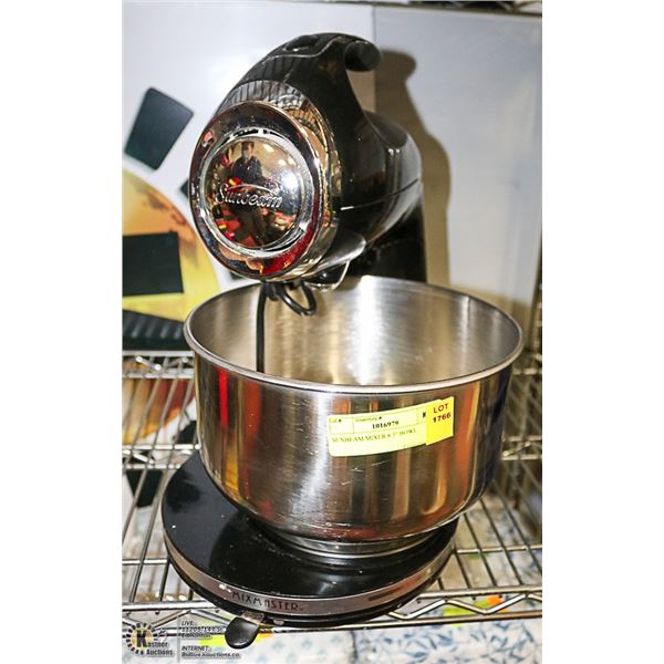 SUNBEAM MIXER 8.5" BOWL