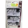 Image 1 : NEW SEALED 3 PK FOST. GRANT READING GLASSES +1.50
