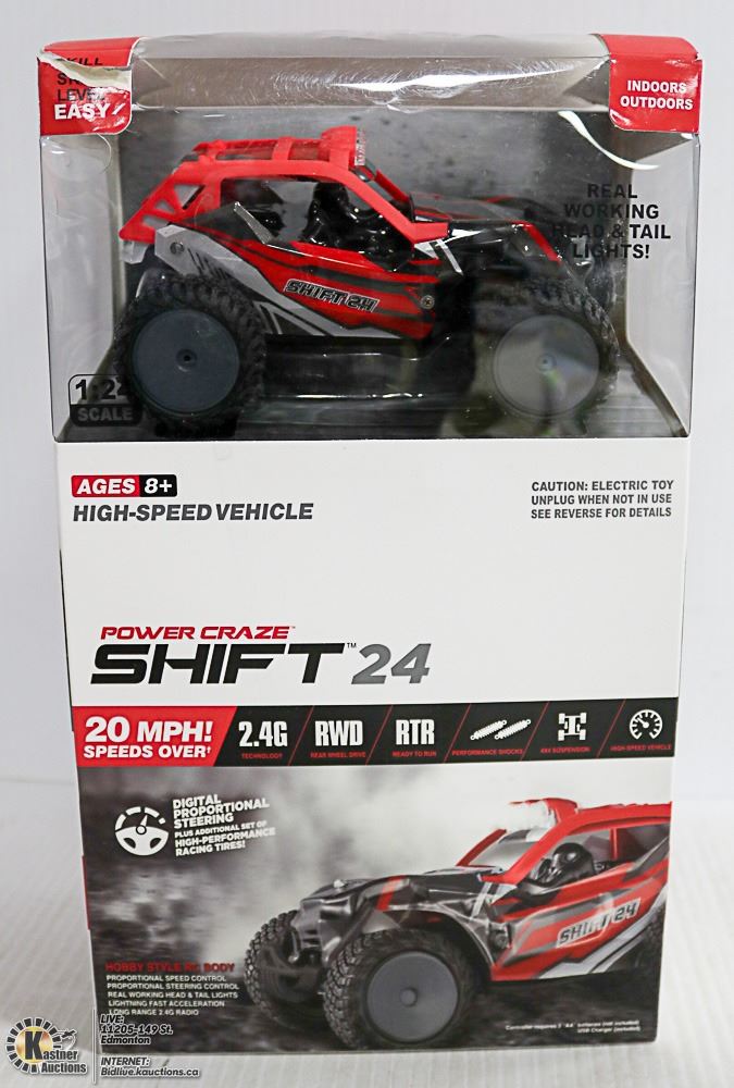 POWER CRAZE SHIFT 24 HIGH SPEED RC VEHICLE