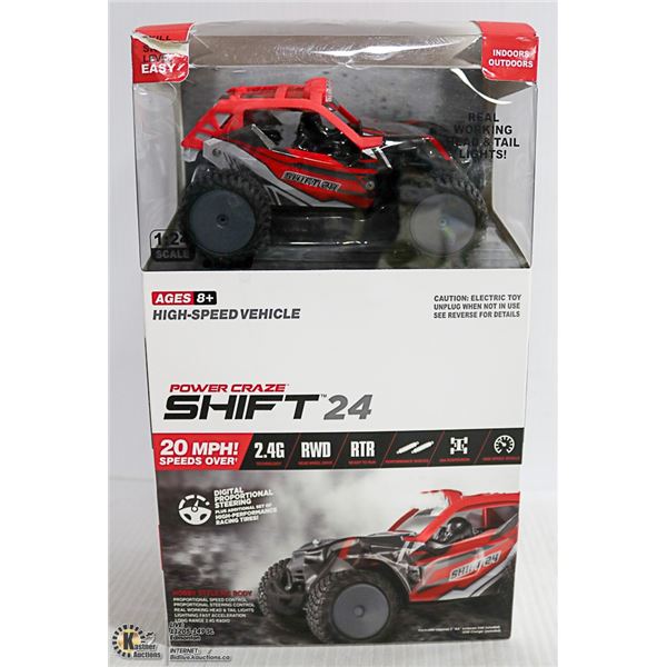 POWER CRAZE SHIFT 24  HIGH SPEED  RC VEHICLE