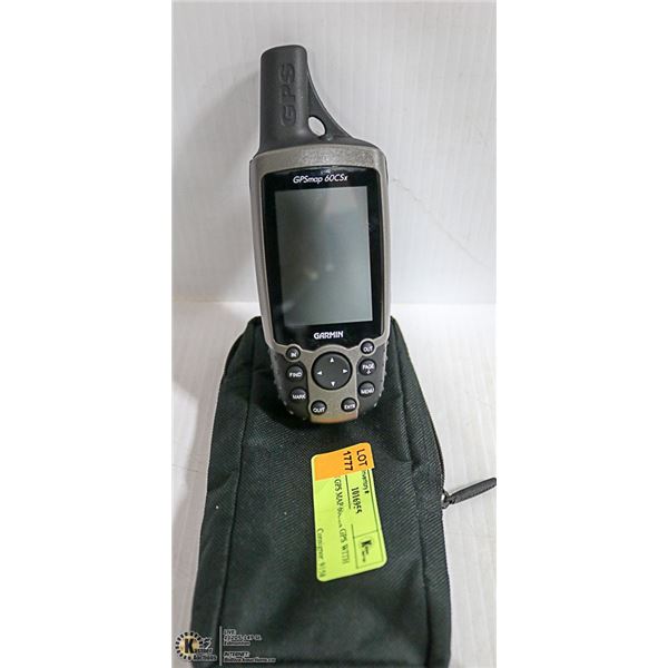 GARMIN GPS MAP 60CSX GPS WITH CASE
