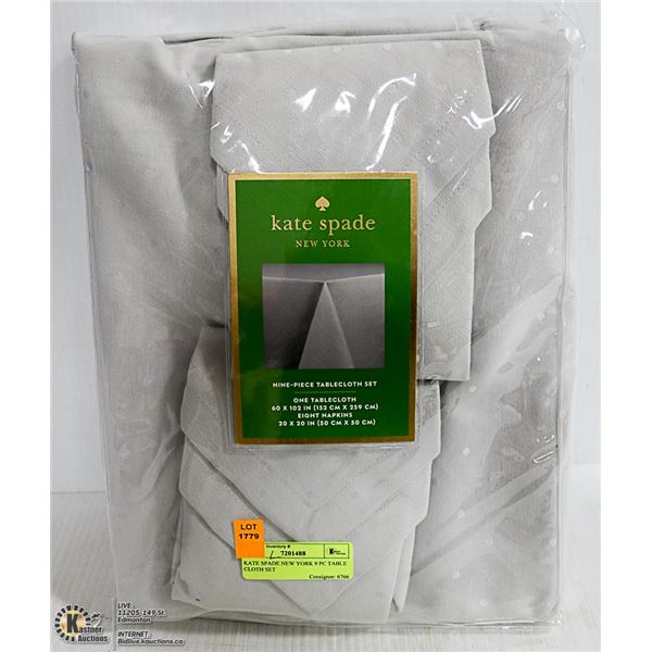 KATE SPADE NEW YORK 9 PC TABLE CLOTH SET
