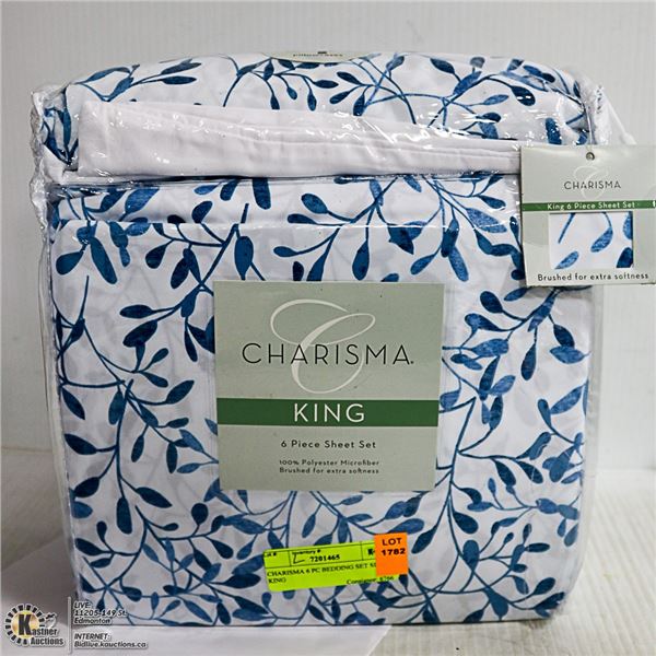 CHARISMA 6 PC BEDDING SET SIZE: KING
