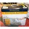 Image 1 : PENDLETON WEIGHTED BLANKET 15 LBS 48" X 72" BEIG