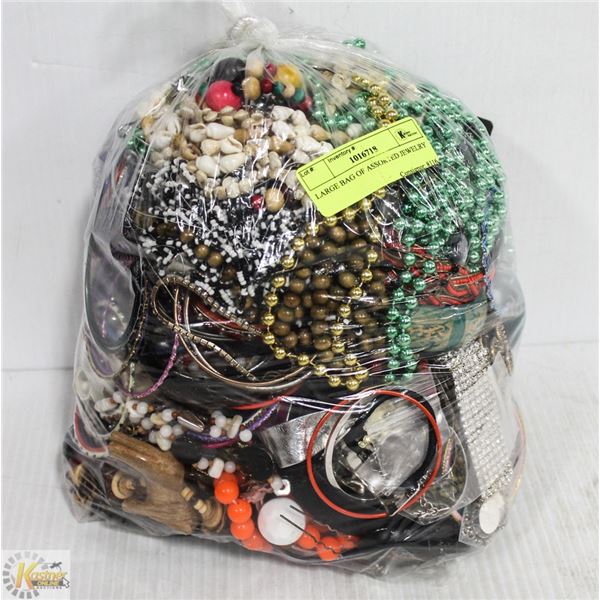 LARGE BAG OF ASSORTED JEWELRY