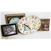 Image 1 : LOT OF PICTURES & HOME SWEET HOME CLOCKS