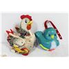 Image 1 : VINTAGE FISHER PRICE CACKLING HEN & BLUEBIRD
