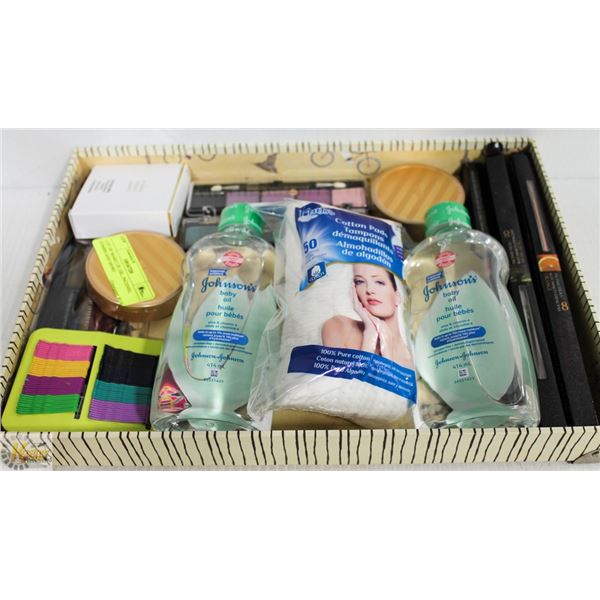 LOT OF MAKE UP, OIL, INCENSE, COMBS AND MORE