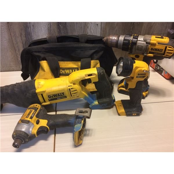 DEWALT 20V TOOL SET WITH BAG, INCLUDES