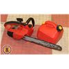 Image 1 : HOMELITE SUPER 2 CHAINSAW + GAS CAN  NEEDS TLC