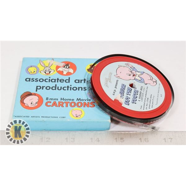 VINTAGE 8MM LOONEY TUNES CARTOON TAPE