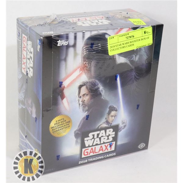 2018 STAR WARS BOOSTER BOX OF COLLECTORS CARDS