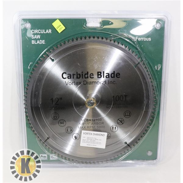 12" CARBIDE CIRCULAR SAW BLADE100T