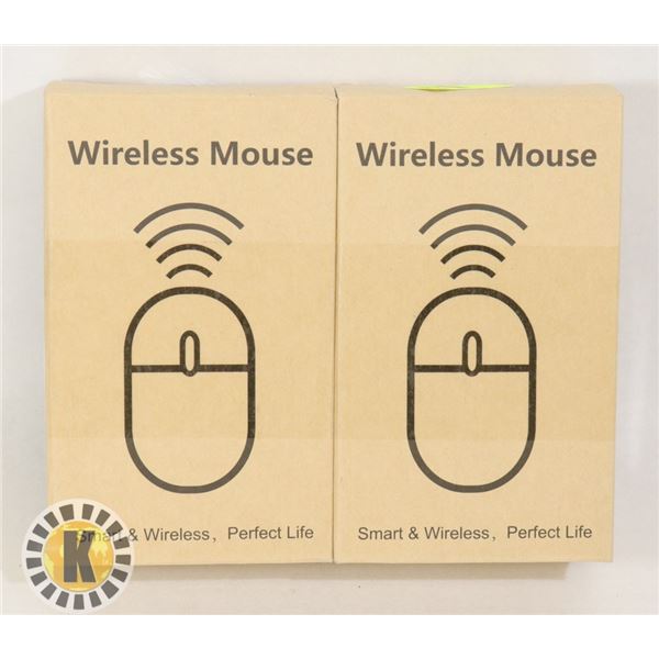 LOT OF TWO WIRELESS MICE