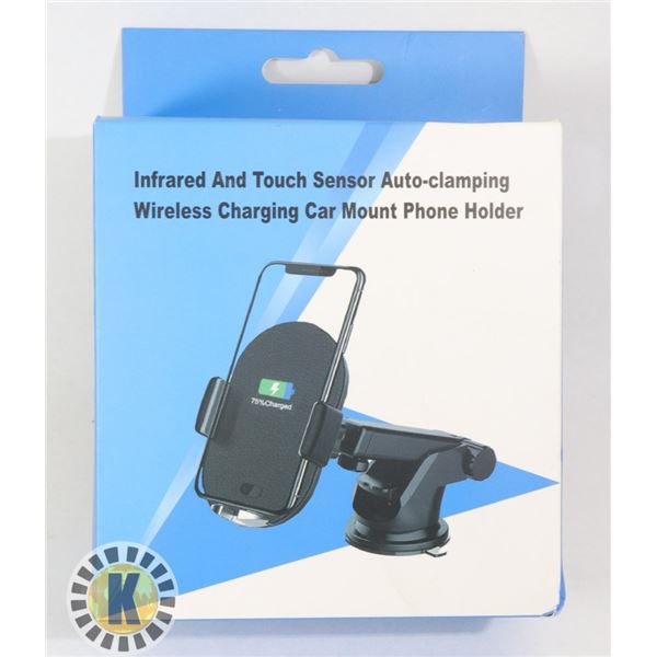 WIRELESS CHARGING CAR MOUNT PHONE HOLDER