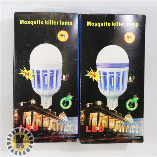 TWO MOSQUITO KILLER LIGHT BULBS