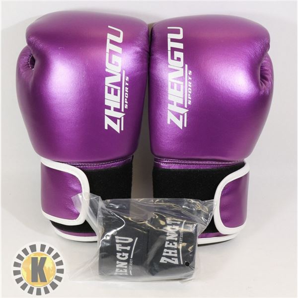 ZHENGTU SPORTS 10-OZ BOXING GLOVES