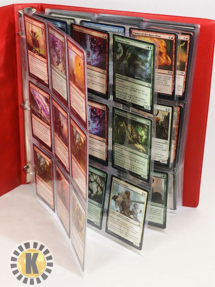 180 MTG MAGIC COLLECTORS CARDS IN BINDER