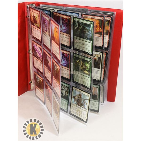 180 MTG MAGIC COLLECTORS CARDS IN BINDER