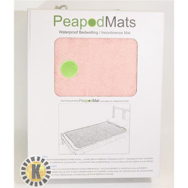 PEAPODMATS WATERPROOF BEDWETTING MAT